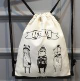 Canvas drawstring bag